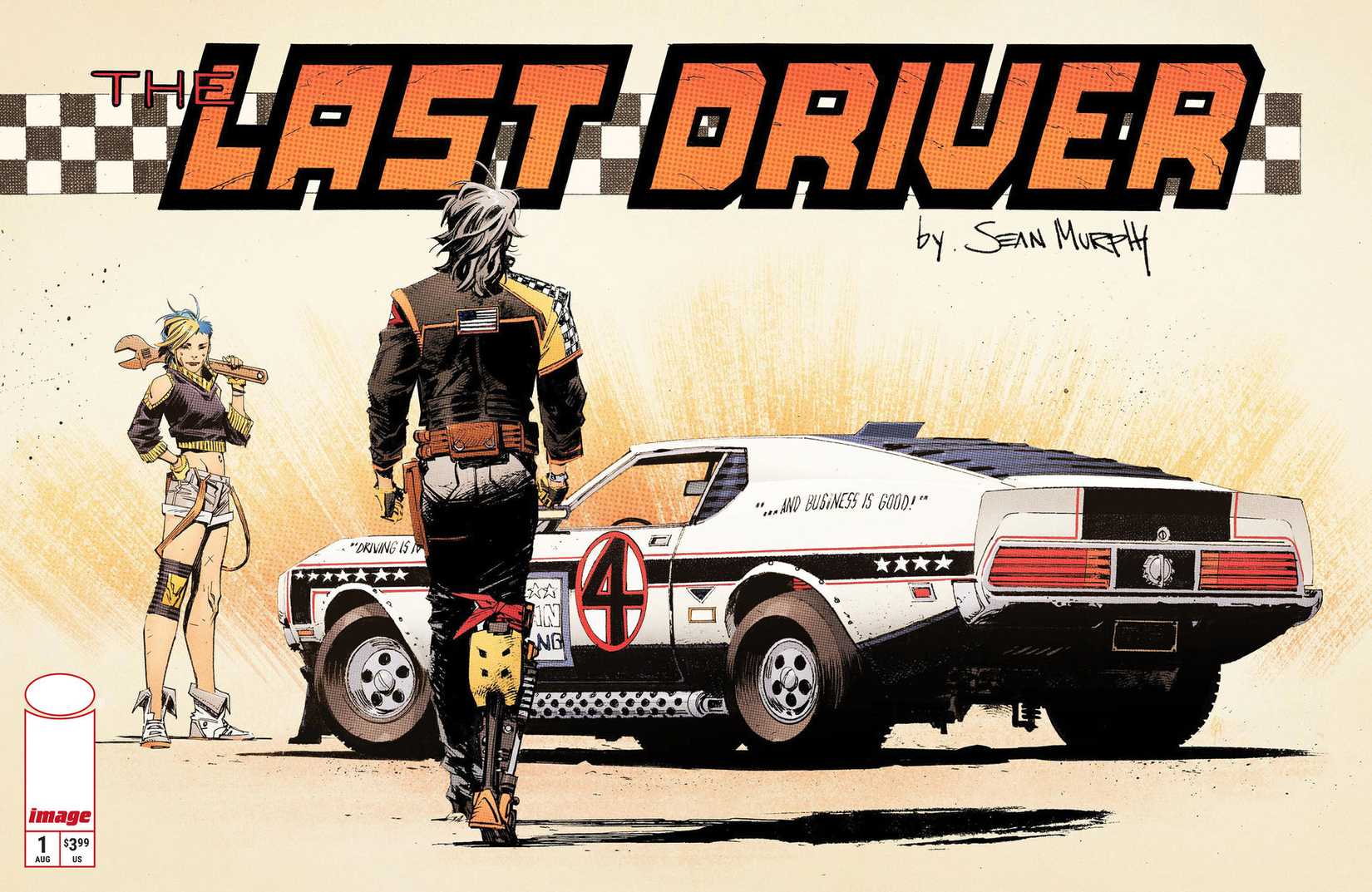 the last driver cover showing someone approaching a fast car