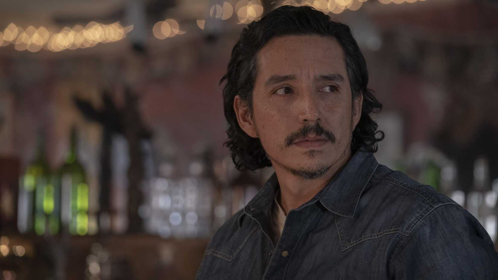 Tommy (Gabriel Luna) looking upset in The Last of Us.