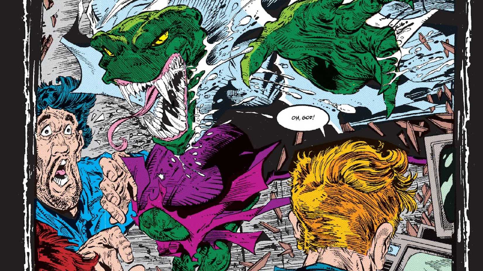the lizard attacks in spider-man 1 1991