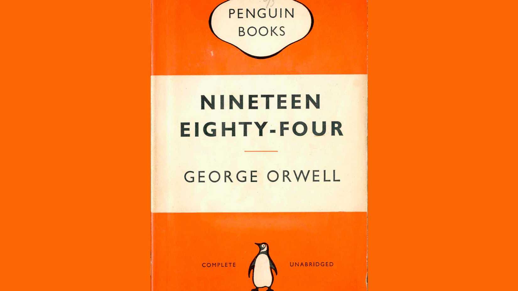 Capa do livro 1984 de George Orwell
