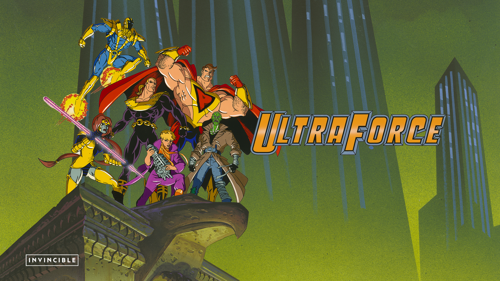 The title screen for Ultraforce.