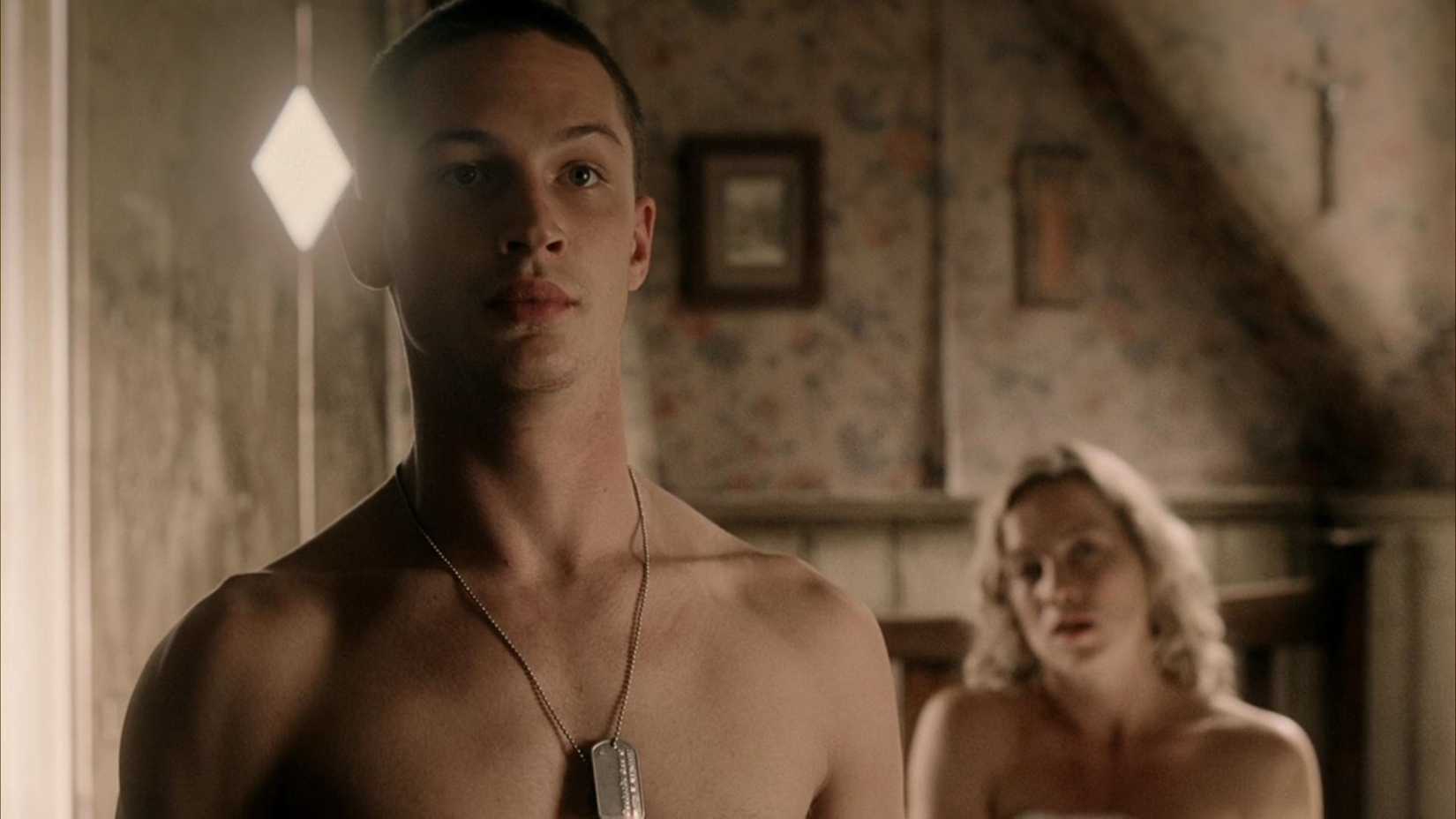Tom Hardy as Private John Janovec in Band of Brothers