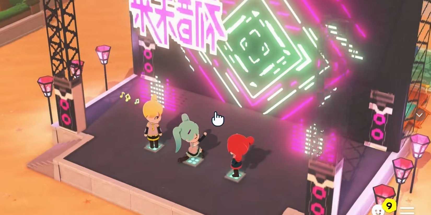 Tomodachi Life functional stage