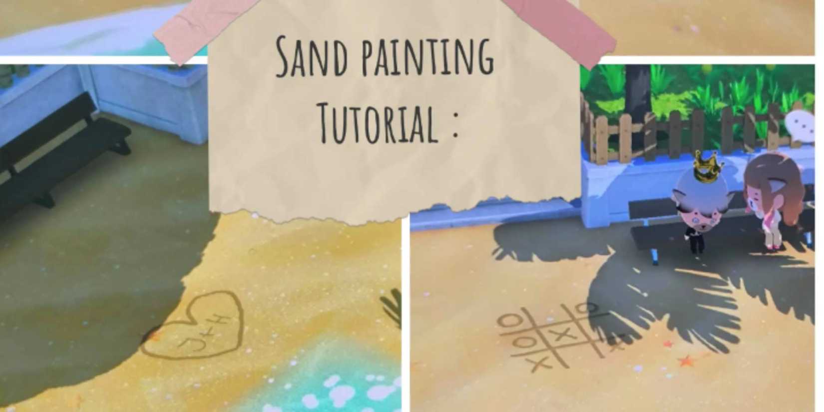Tomodachi Life Sand Drawing