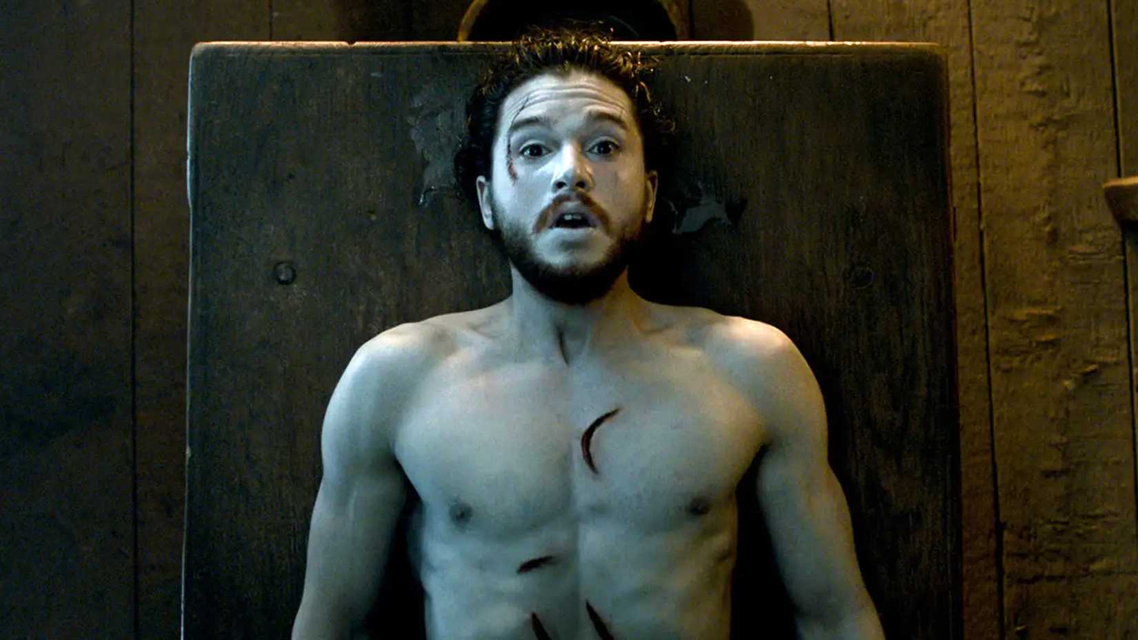 Kit Harington as Jon Snow in Game of Thrones season 6