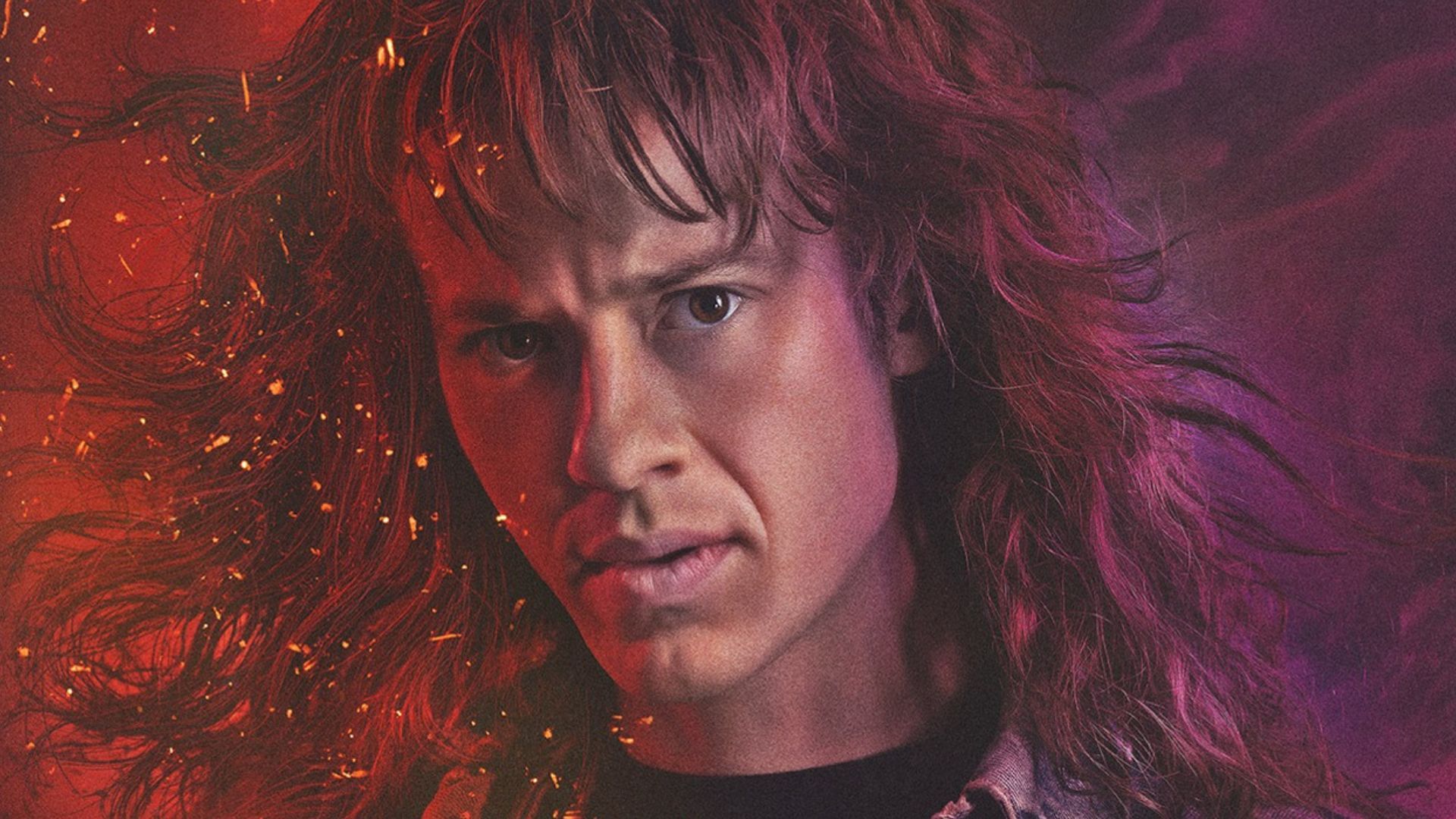Eddie Munson drawn as promotional art for Stranger Things