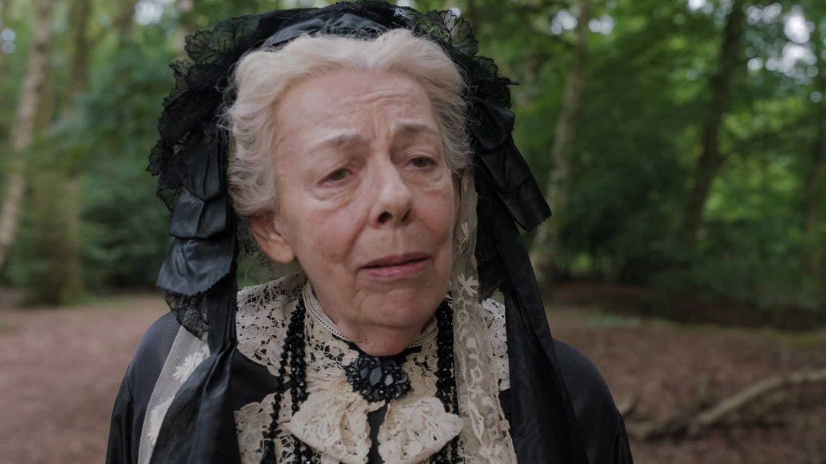 Frances de la Tour as Dowager Lady Basilwether