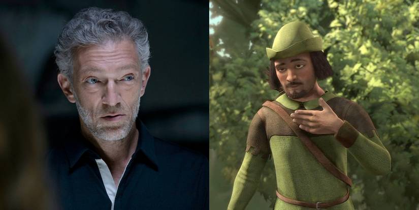 Vincent Cassel ao lado de Robin Hood