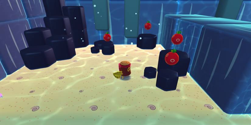 A water level in Woodle Tree Adventures.