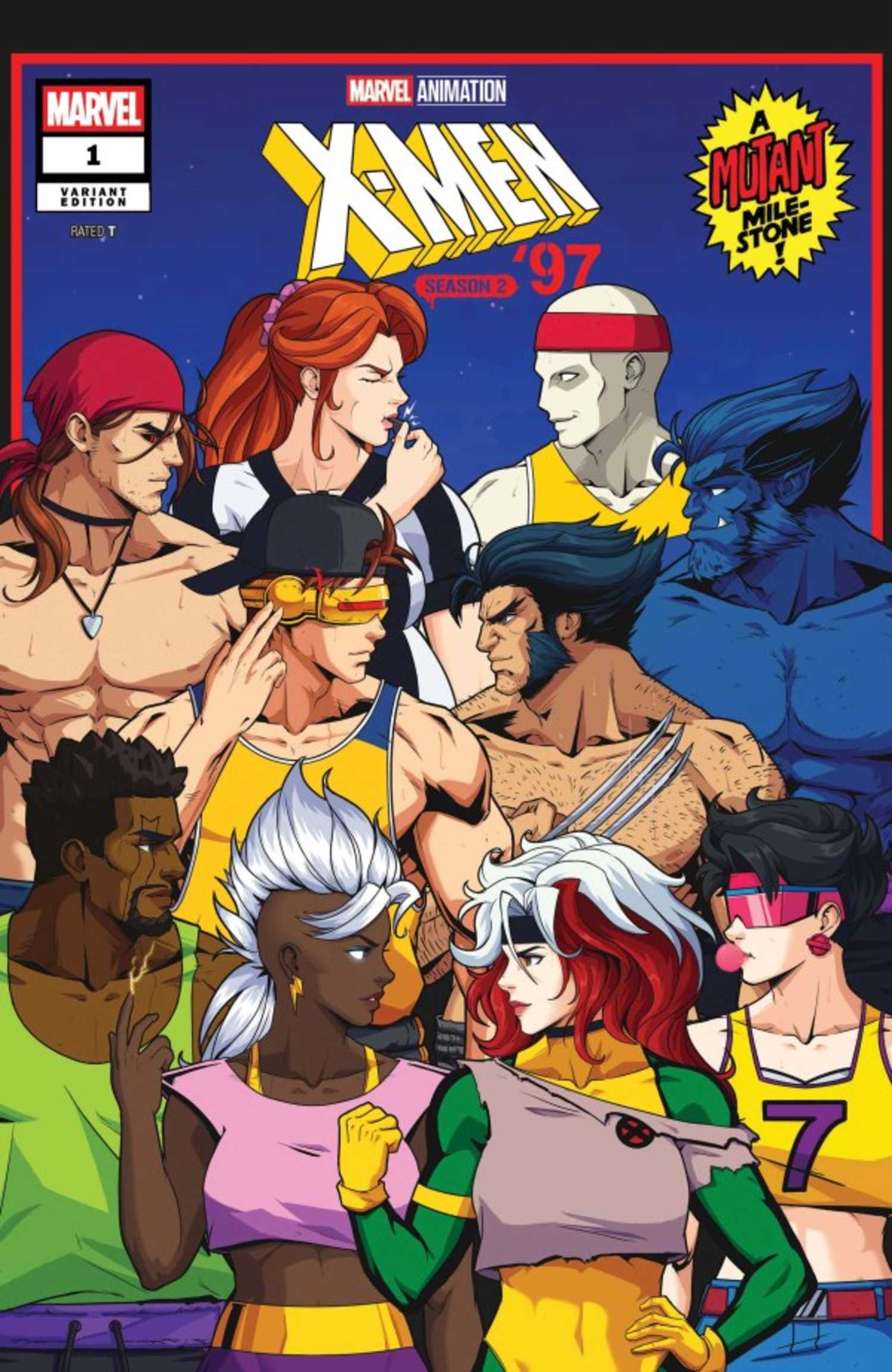 X-Men '97 Season Two #1 variant cover, X-Men teams face to face