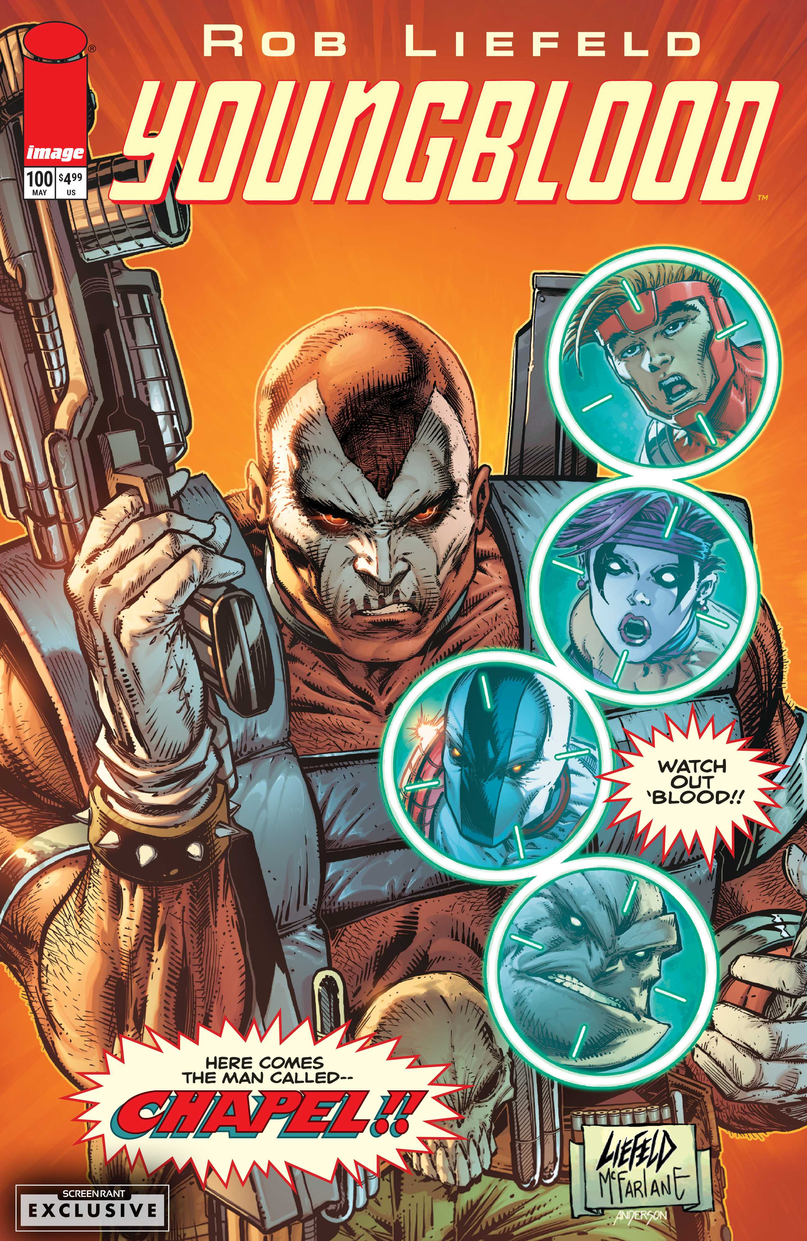 YOUNGBLOOD 100 MCFARLANE Cover Exclusive