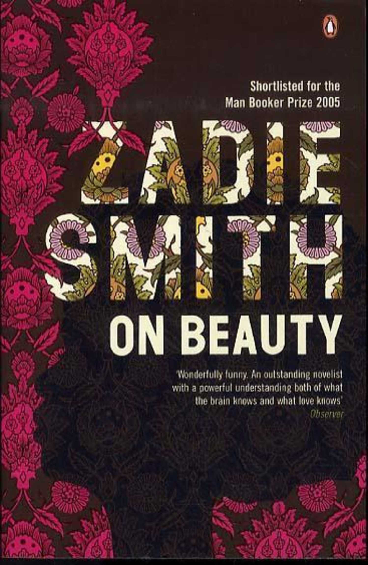Zadie Smith On Beauty cover