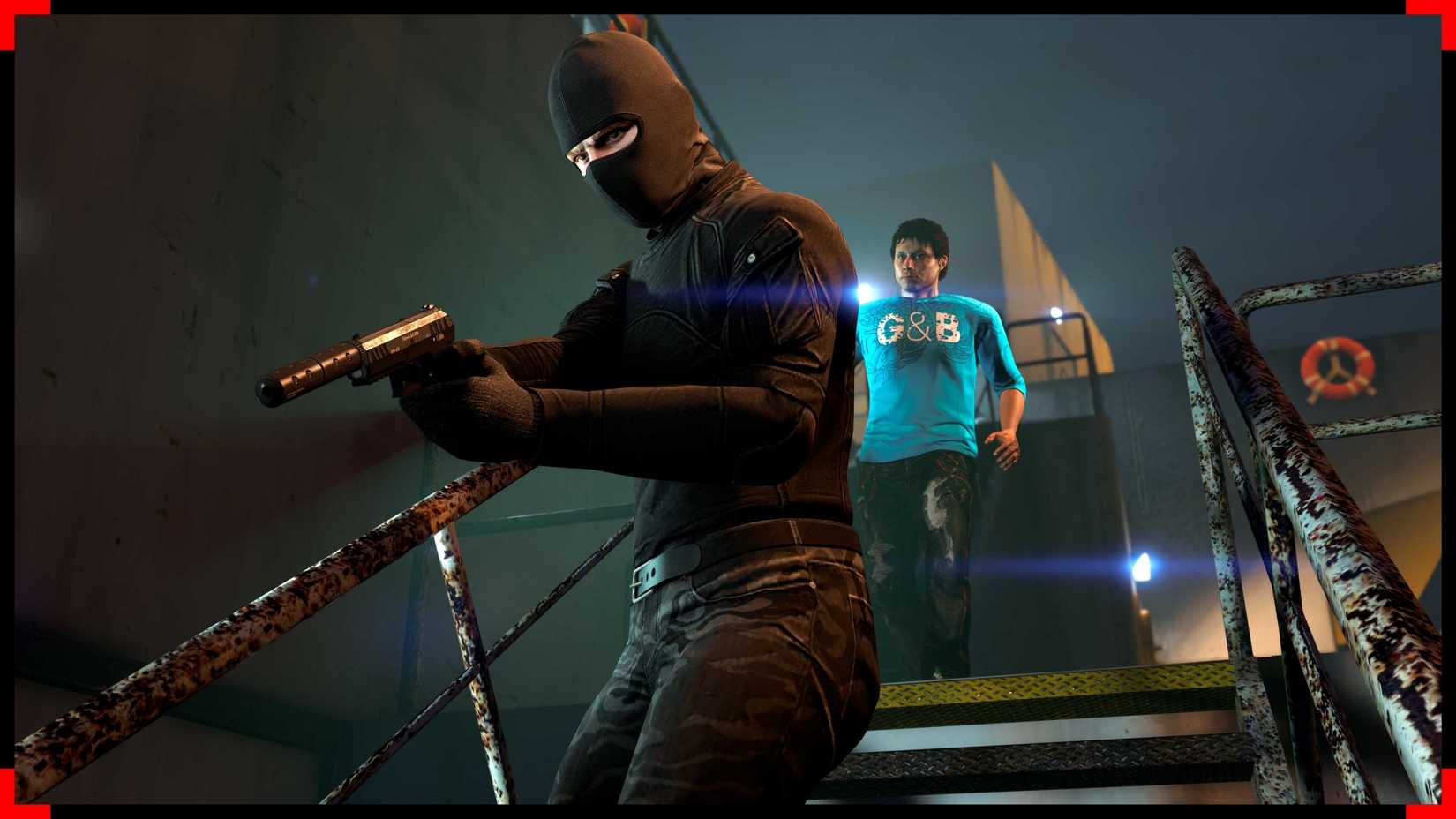 Image shows a heist from GTA Online