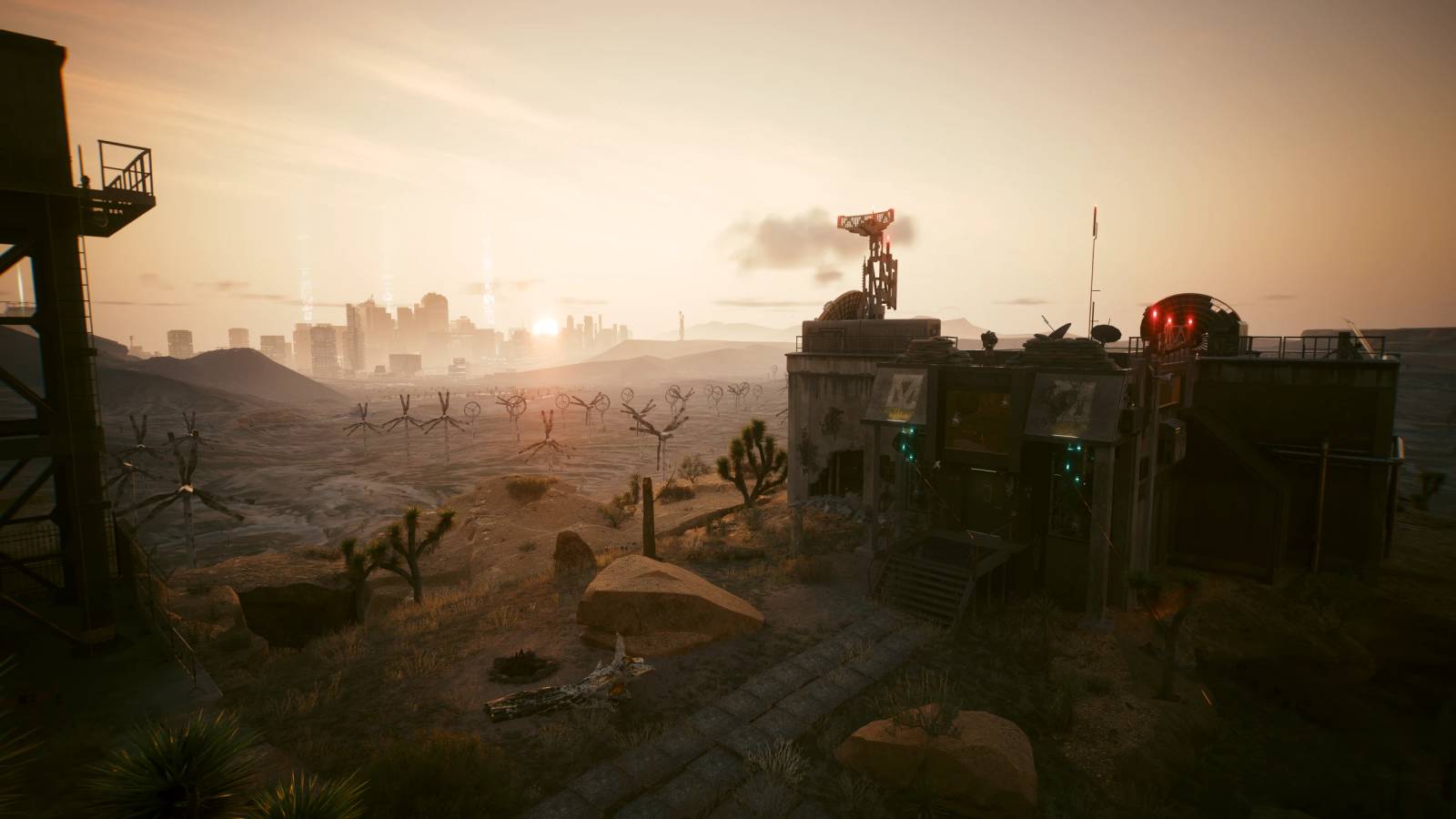 Image shows a Cyberpunk 2077 safehouse courtesy of the APEX mod