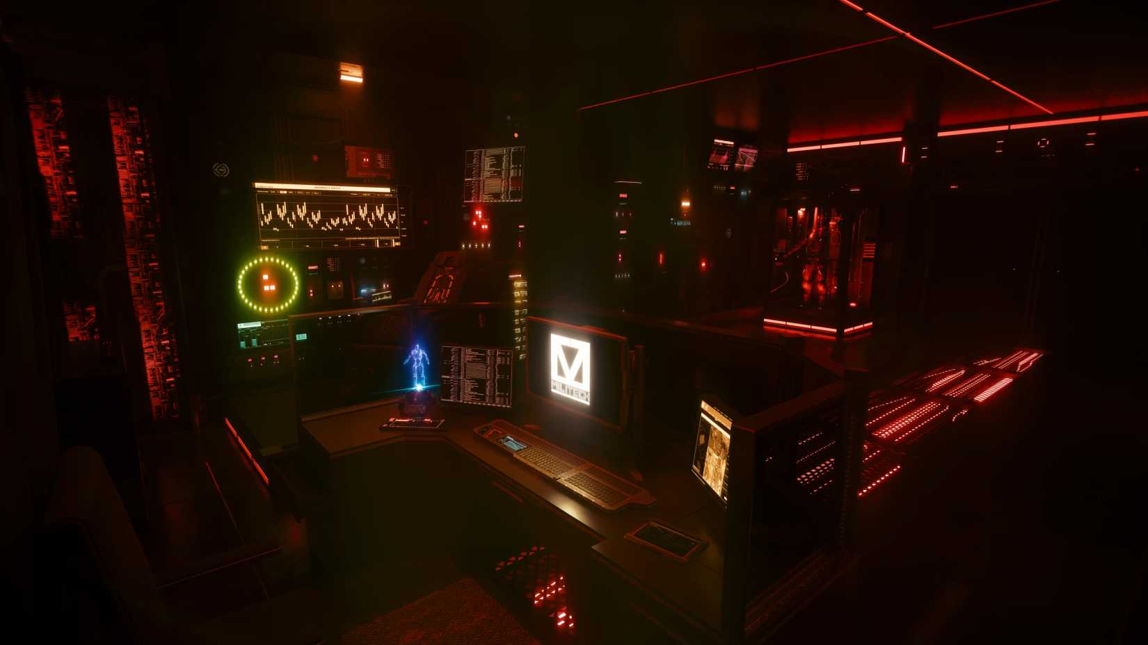 Image shows a modded safehouse 