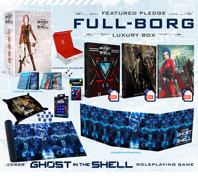 Image shows the TTRPG Ghost in the Shell, Arise