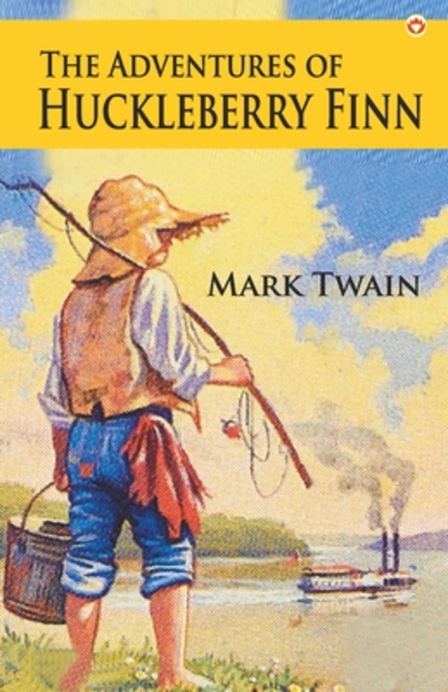 Adventures of Huckleberry Finn book cover