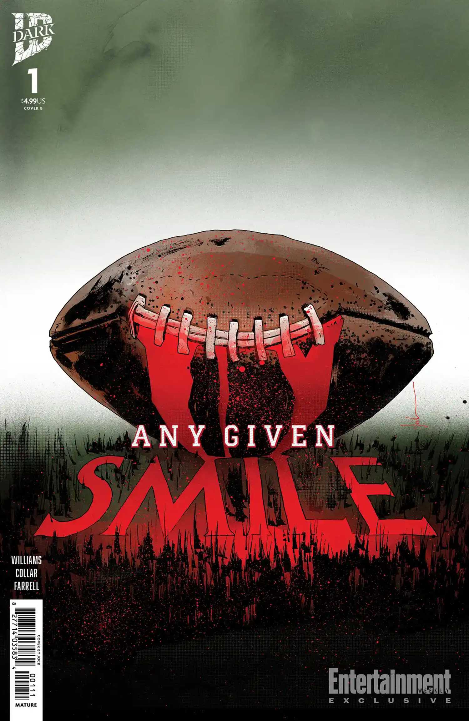any given smile cover by jock, showing smiling football