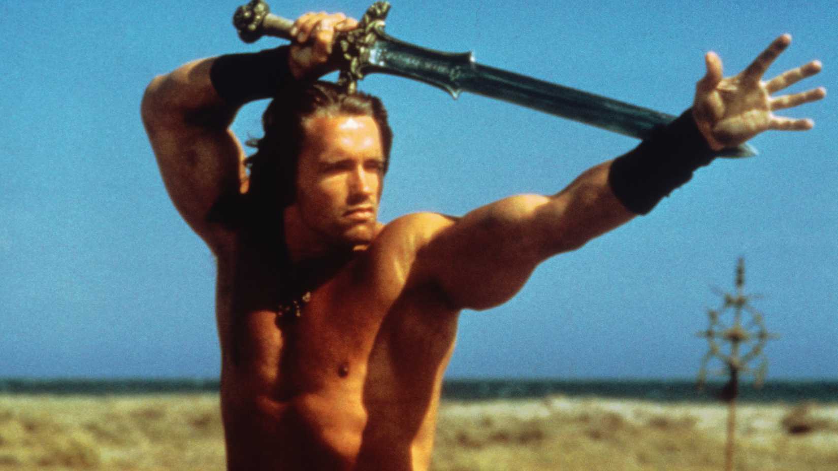 Arnold Schwarzenegger in Conan the Barbarian 1982