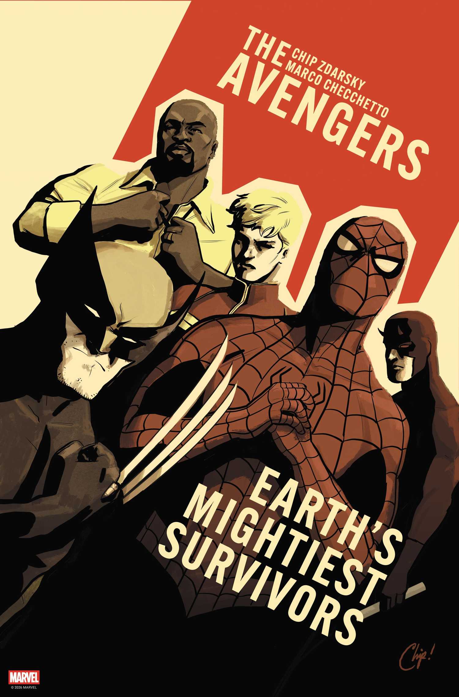 Avengers #1 variant cover, touring 'Earth's Mightiest Survivors'