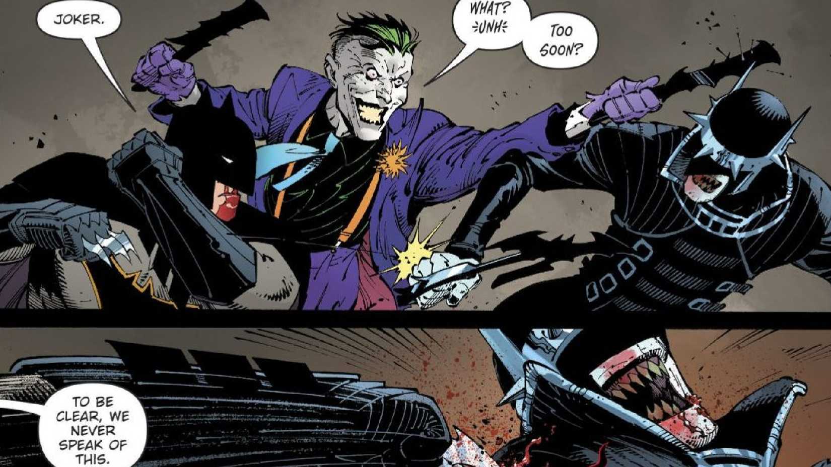 batman and joker vs the batman who laughs