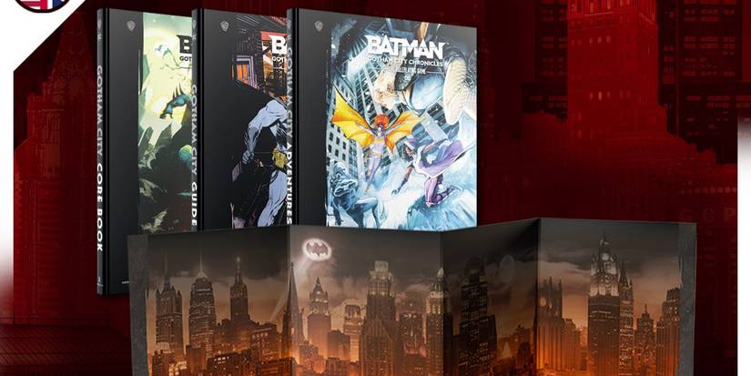 Batman Gotham City Chronicles RPG books and GM screen