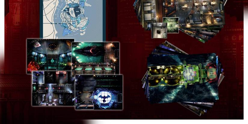 Batman Gotham City Chronicles RPG maps