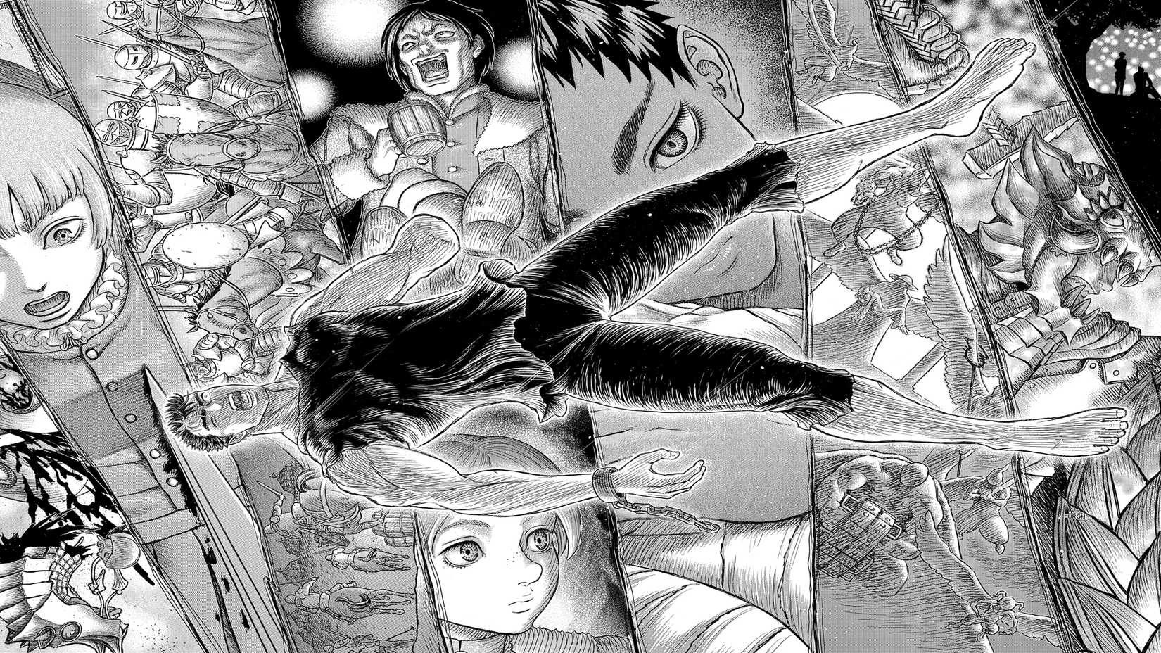 Guts learning the truth about himself