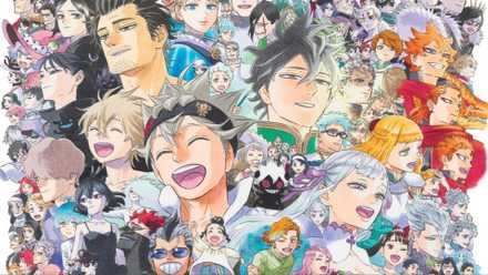The main cast of Black Clover