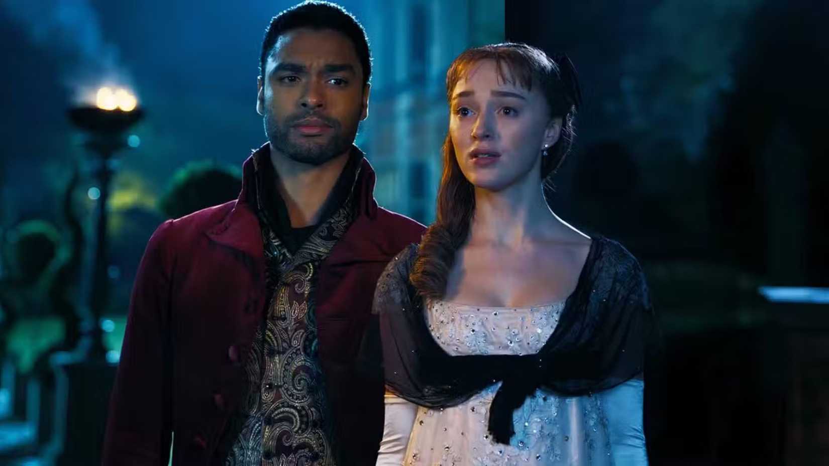 Daphne and Simon in Bridgerton season 1.