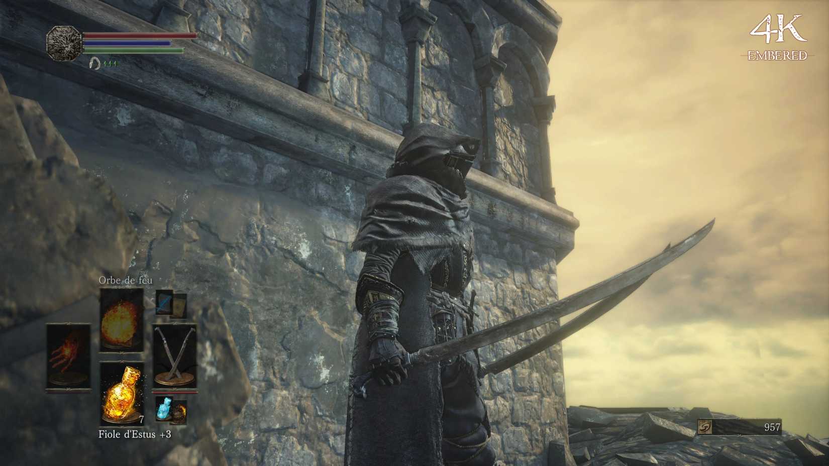 Image shows the 4K Embered mod for Dark Souls 3