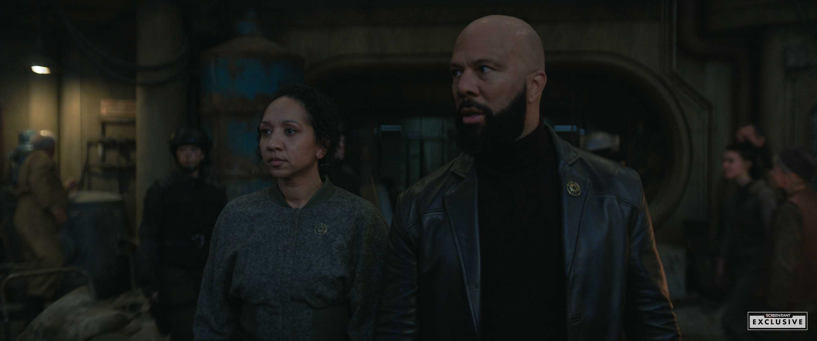 Camille and Robert Sims - Silo season 3 exclusive still