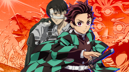Cannon Master like Demon Slayer and Attack on Titan Tanjiro and Captain Levi