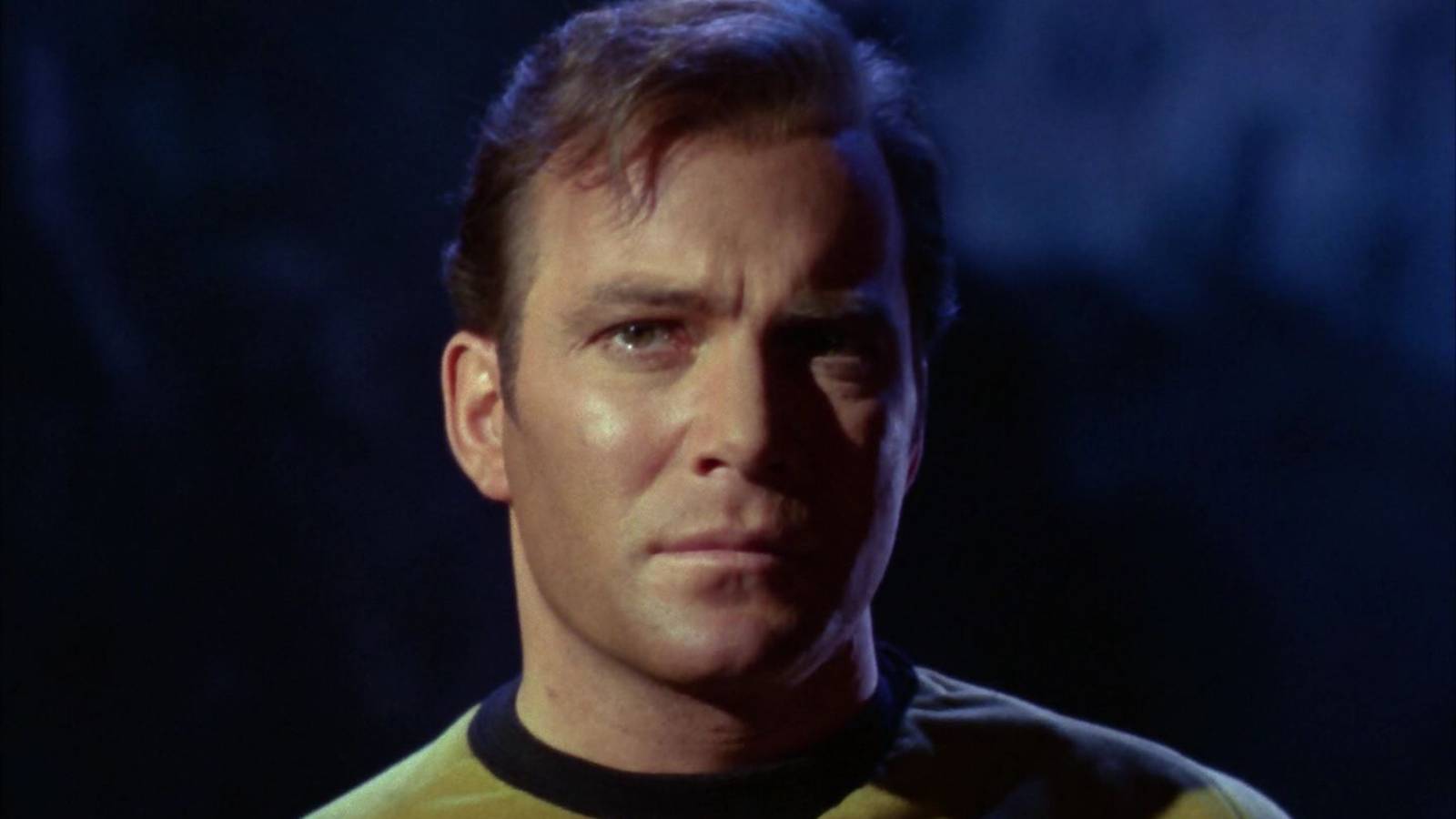 Captain Kirk despondent in Star Trek The Original Series