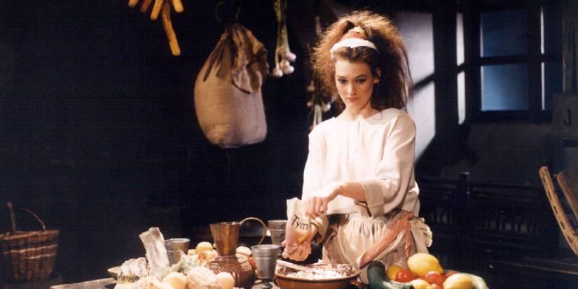 Catherine in a kitchen in Love Lies Blind