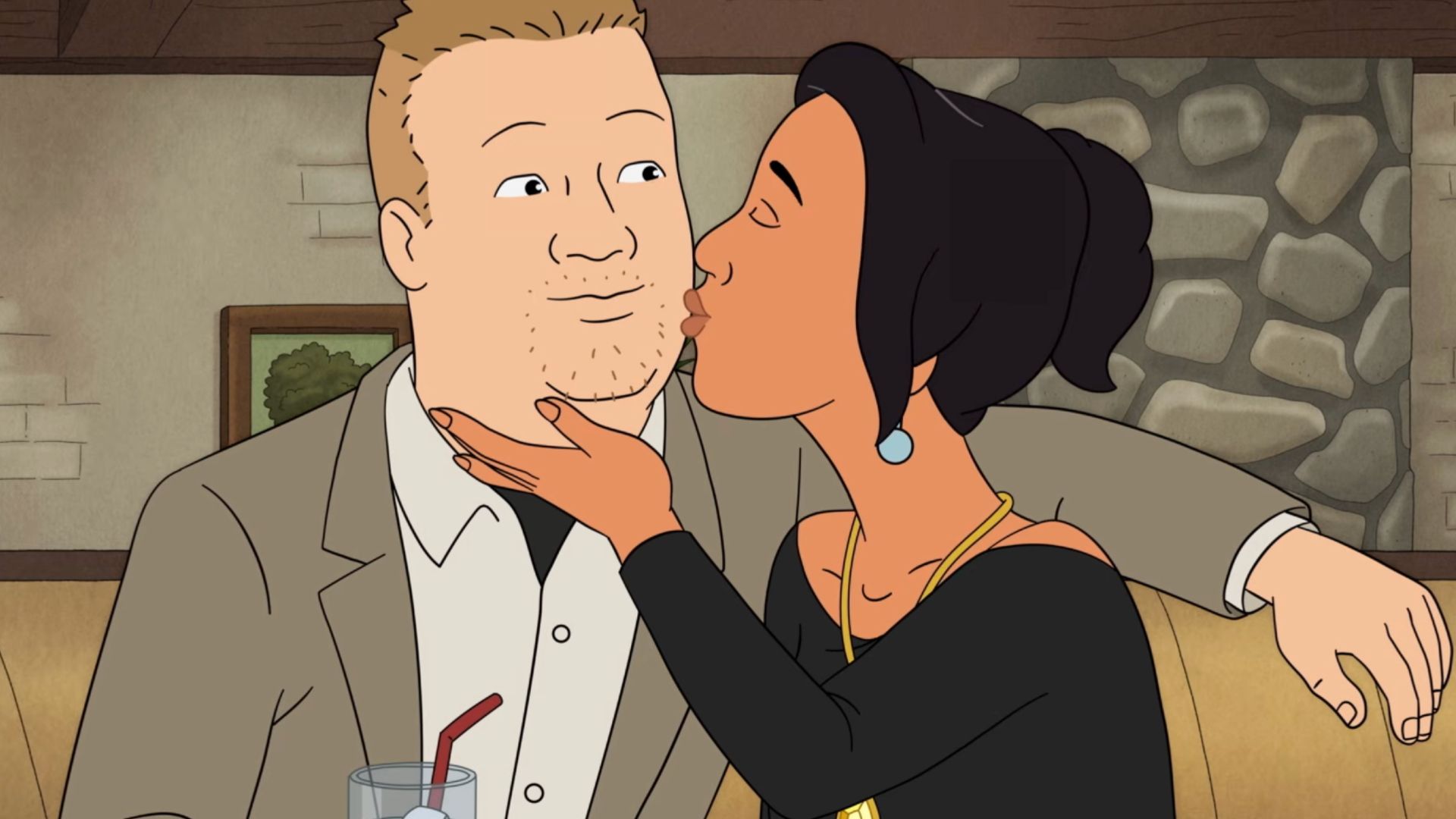 Bobby & Connie’s Long-Awaited Relationship Hits A Snag In King Of The Hill Season 15 Trailer image