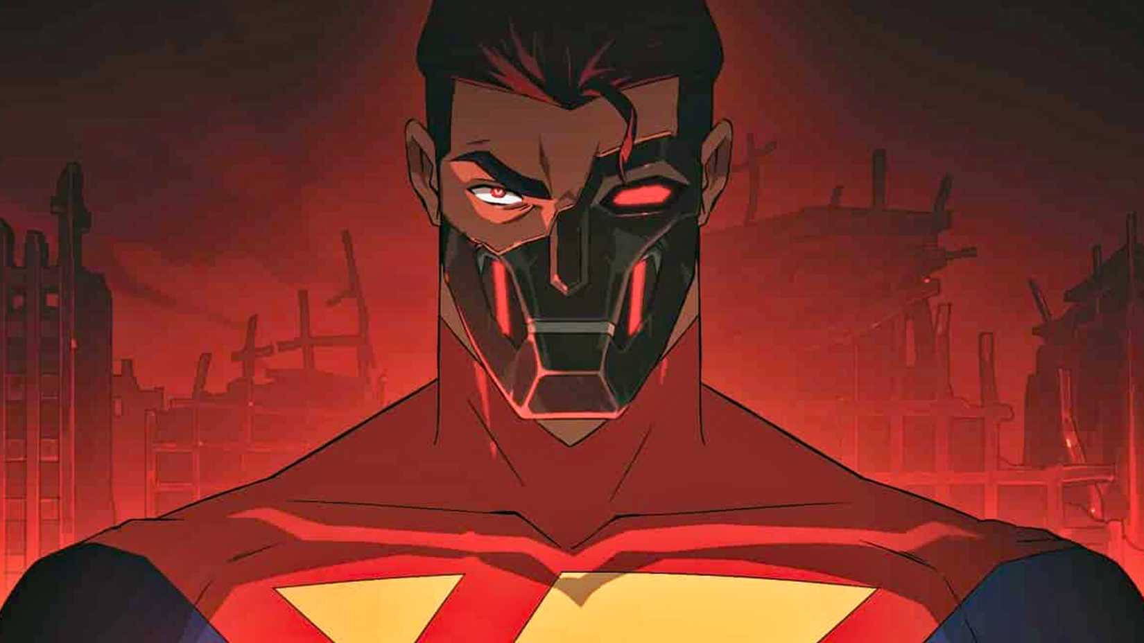 Cyborg Superman in My Adventures With Superman Seaon 3 Poster