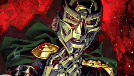 Doctor Doom takes off his mask in Challengs of Doom