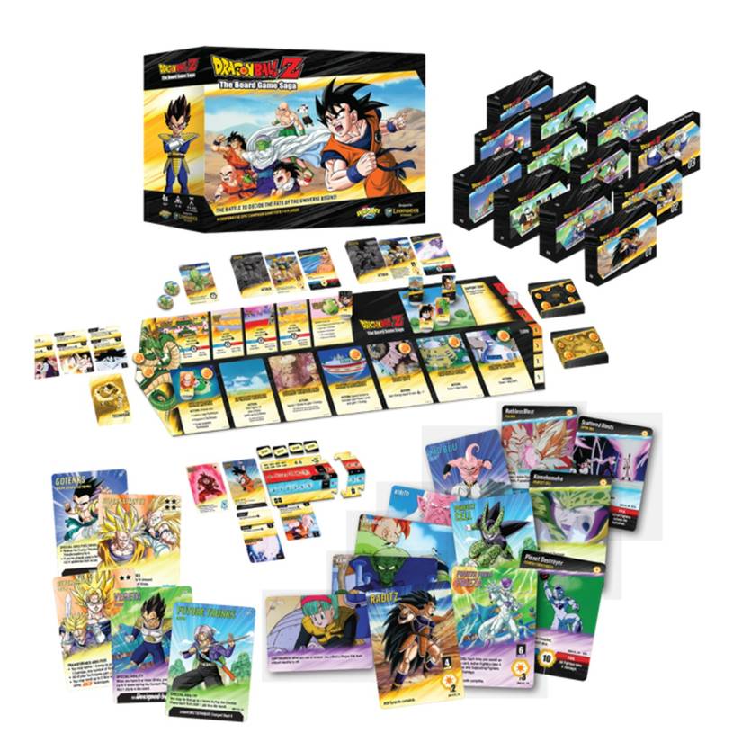 Dragon Ball Z Board Game Saga contents