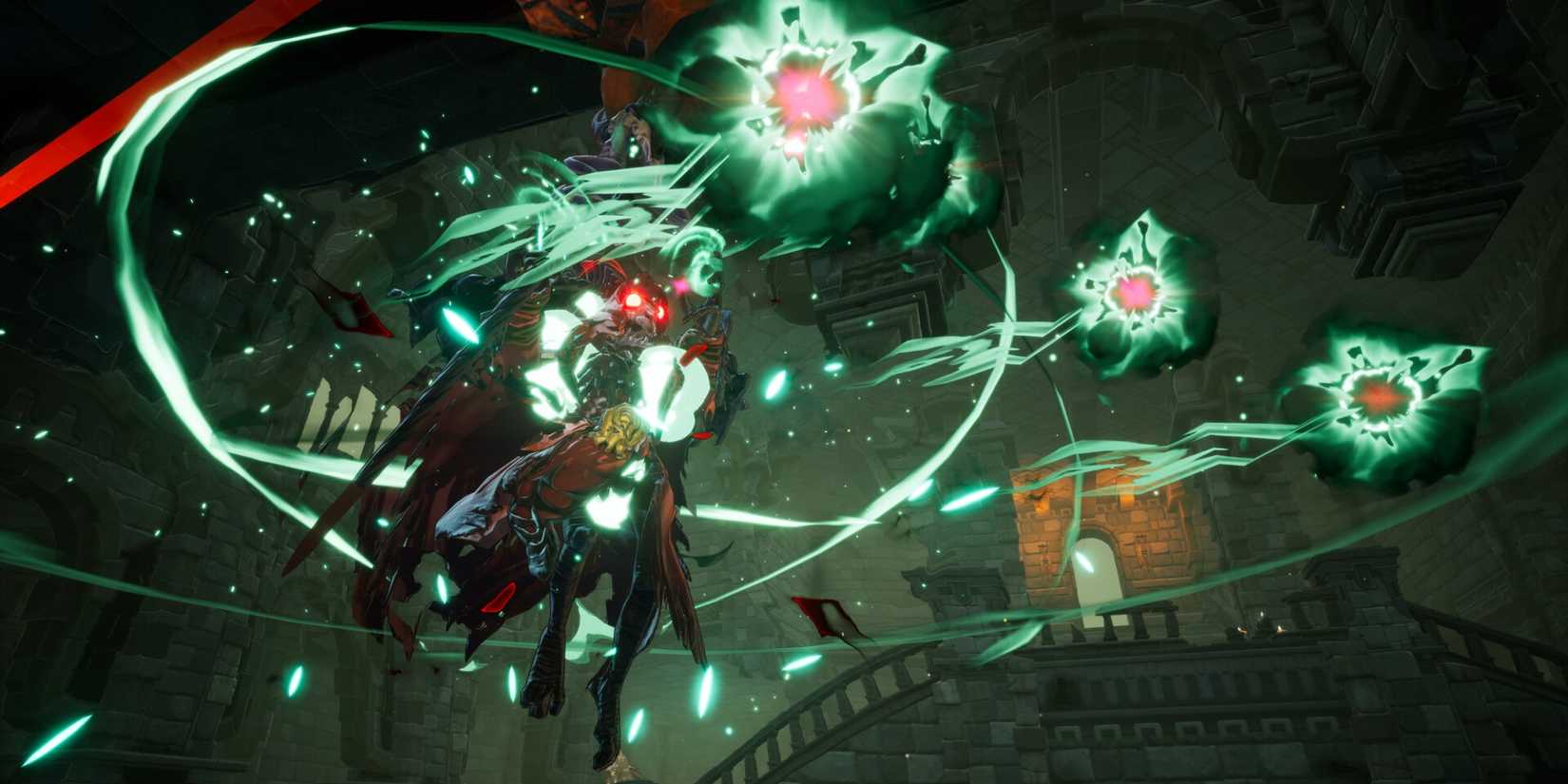 A monster fires projectiles in DragonSword Awakening.
