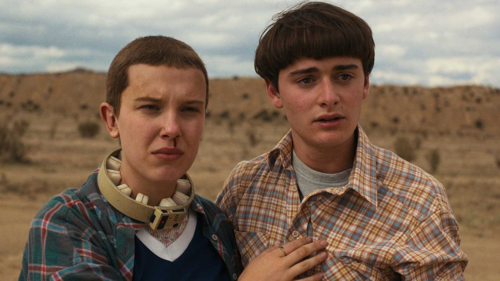 Eleven and Will in Season 4 of Stranger Things