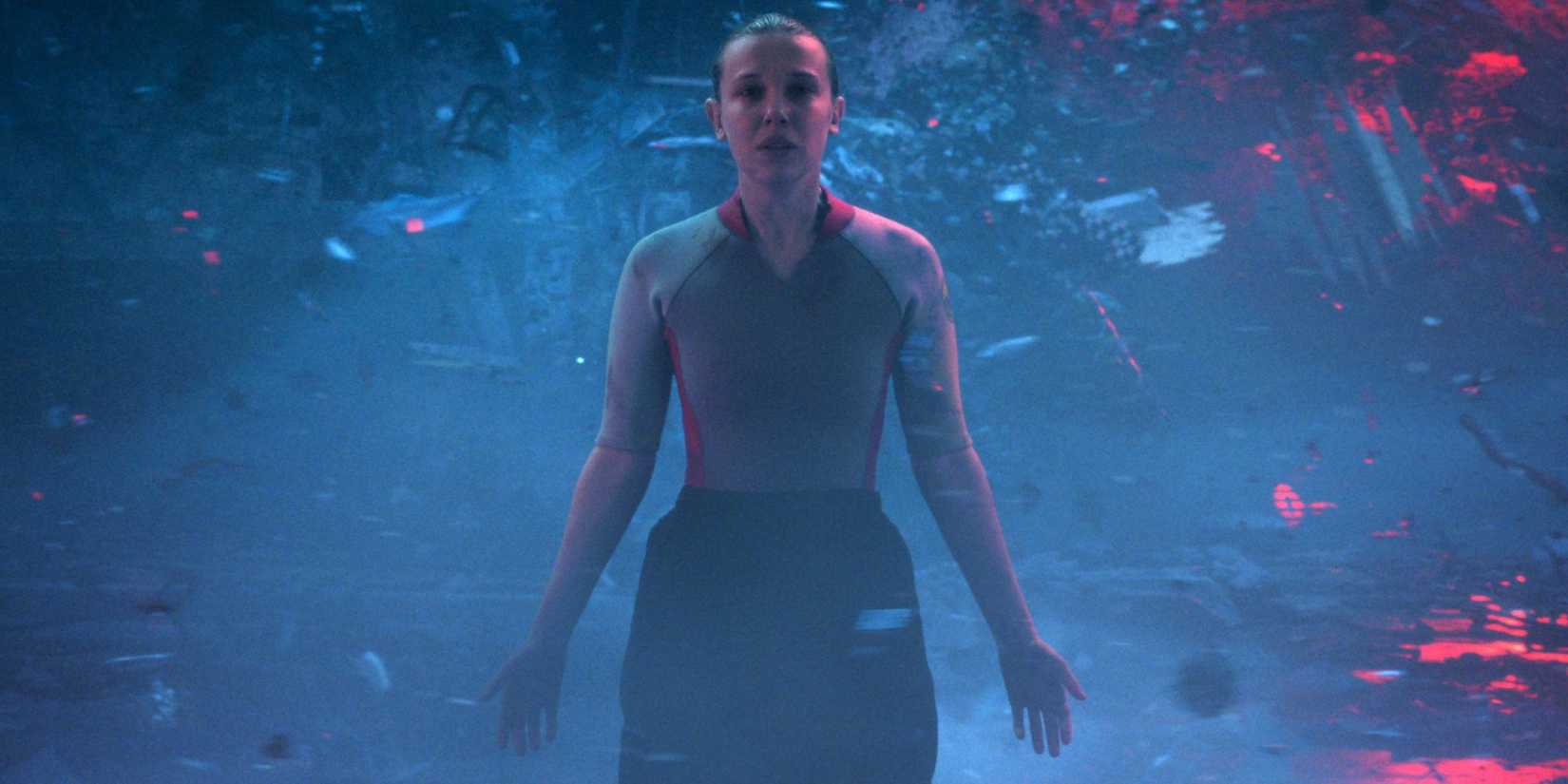 Eleven making her sacrifice at the end of Stranger Things season 5