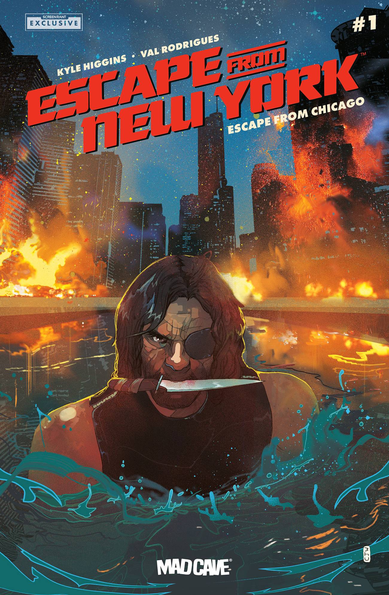 Escape From New York Escape From Chicago Cover 1
