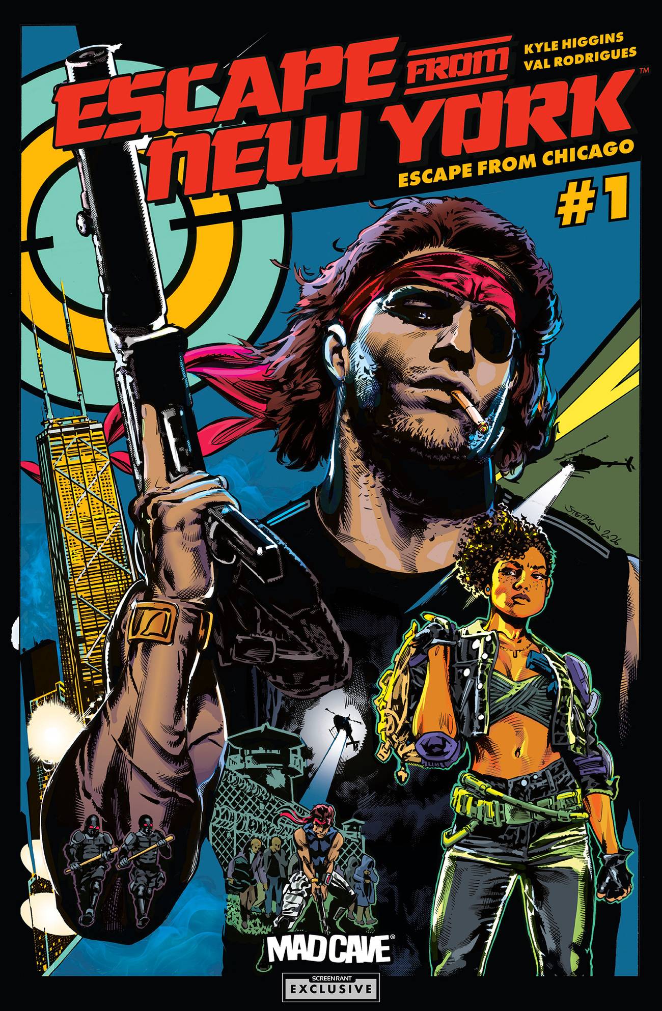 Escape From New York Escape From Chicago Cover 2