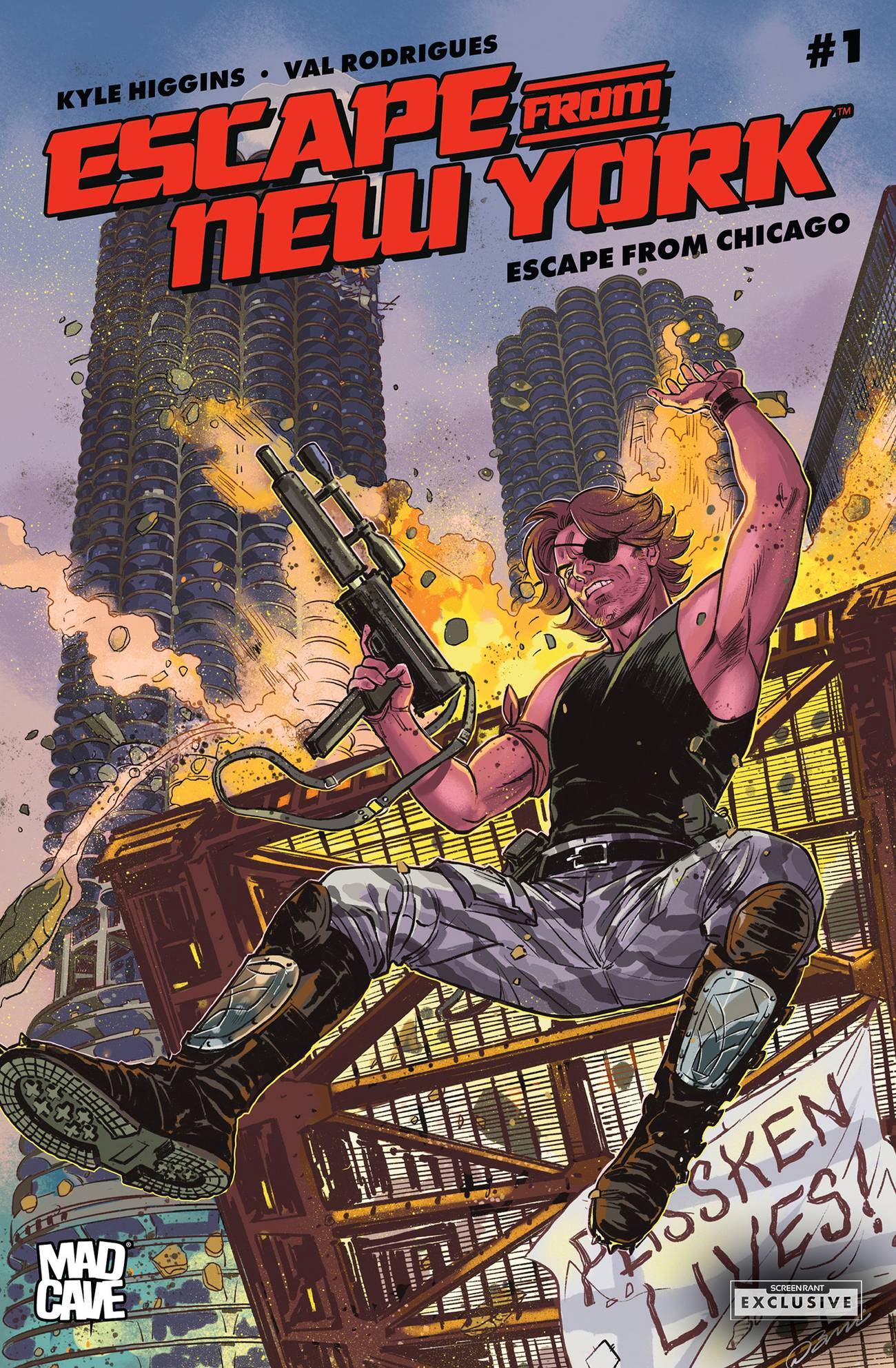 Escape From New York Escape From Chicago Cover 3