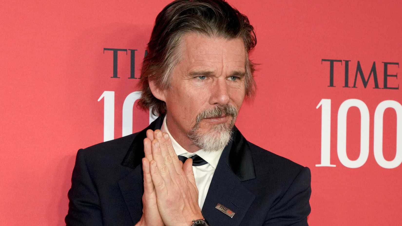 Ethan Hawke attending the 2026 Time 100 Gala celebrating the list of the 100 Most Influential People in the World, held at Frederick P.Rose Hall, home of Jazz at Lincoln Center