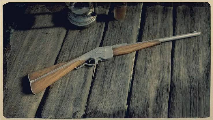 אוונס רפיטר על שולחן ב-Red Dead Redemption