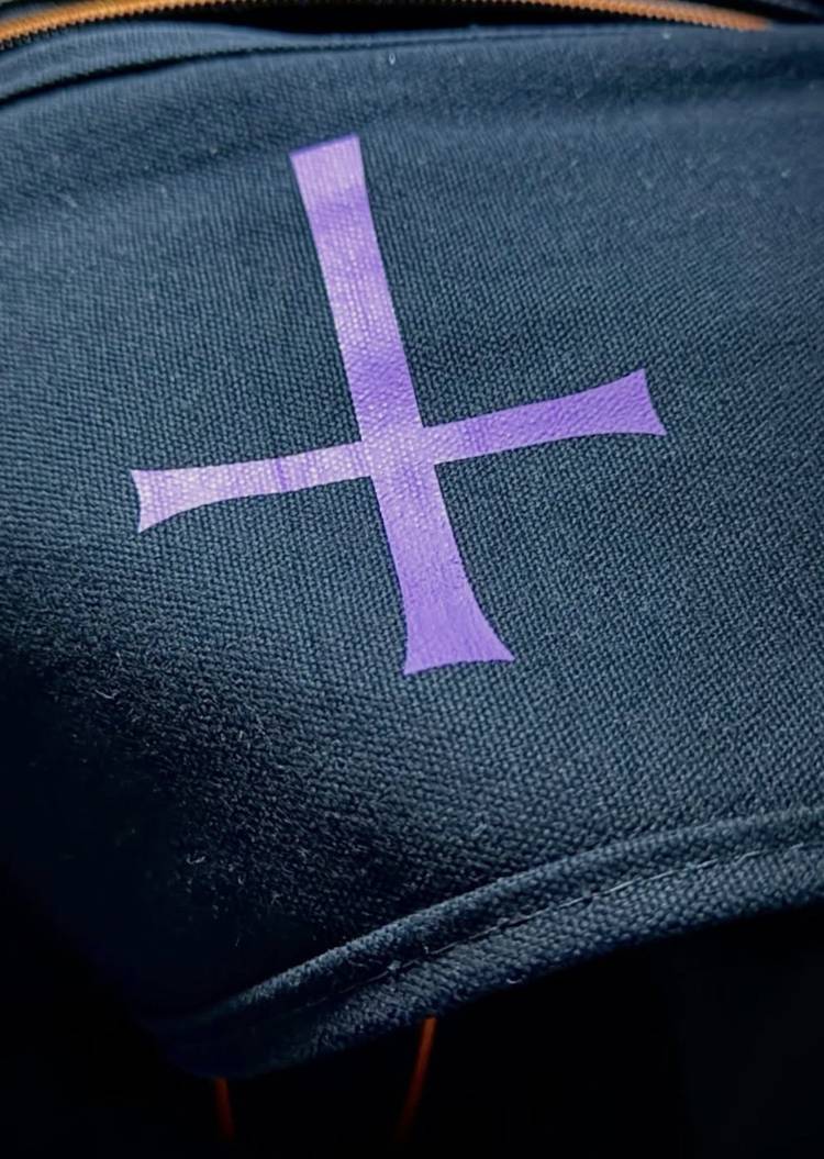 Exorcist upside down cross