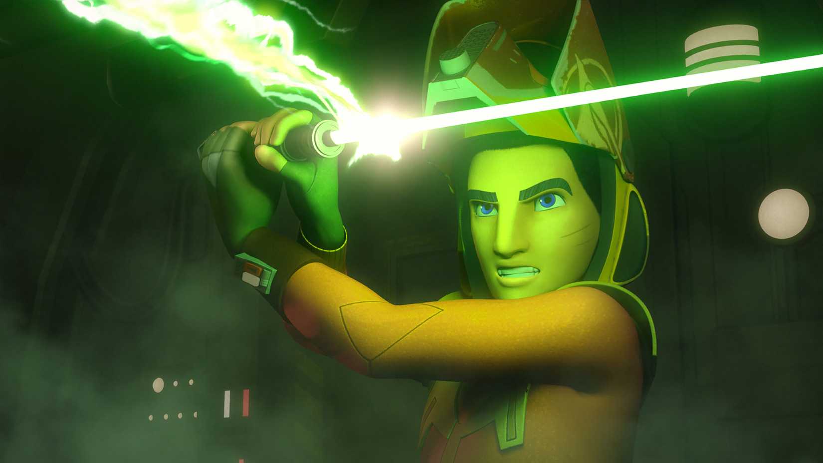 Ezra Bridger in season 4 of Star Wars Rebels