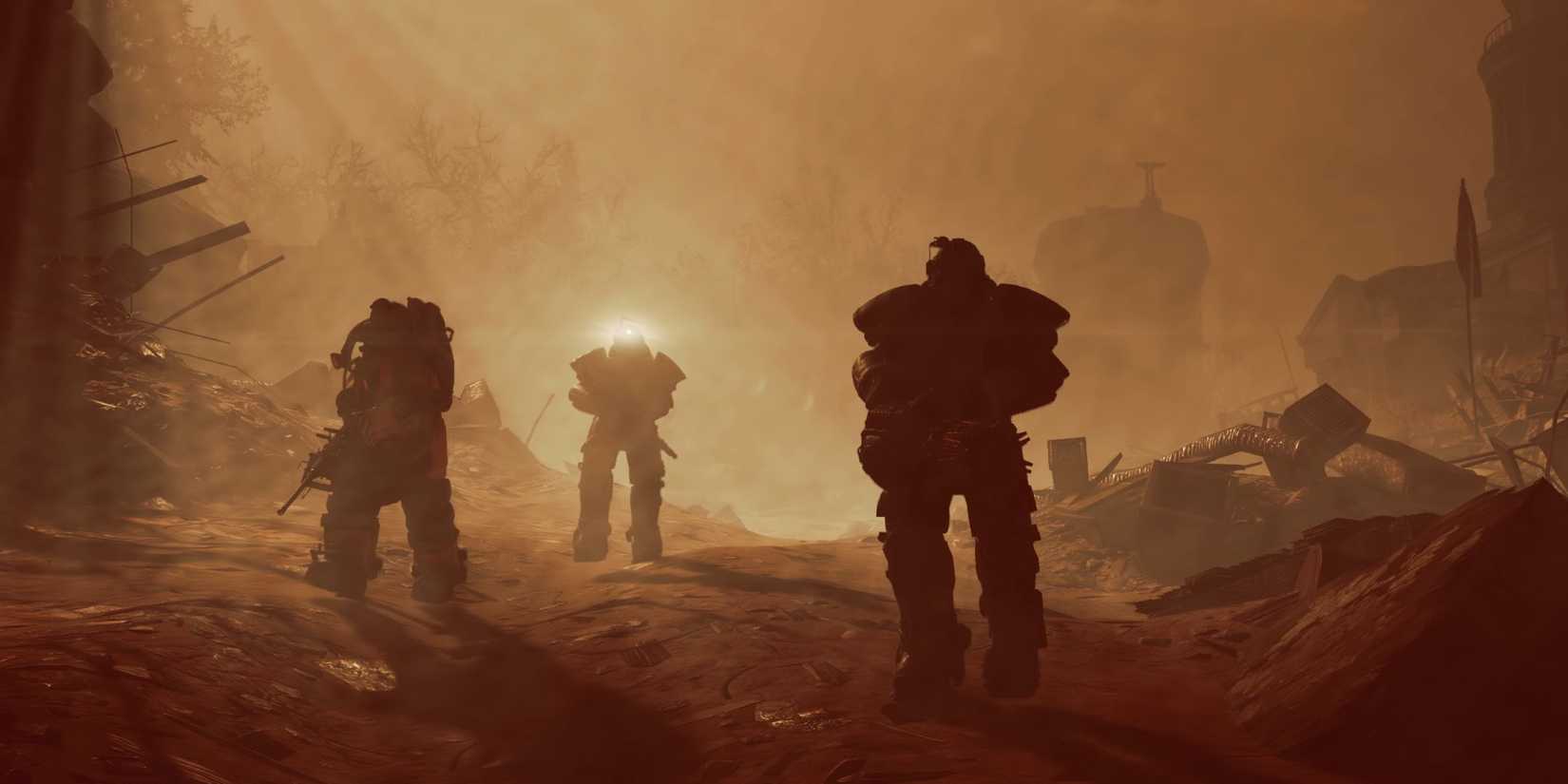Fallout 76 power armor running after explosions